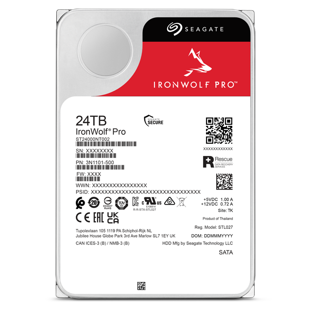 Seagate IronWolf Pro 24TB NAS (ST24000NT002)