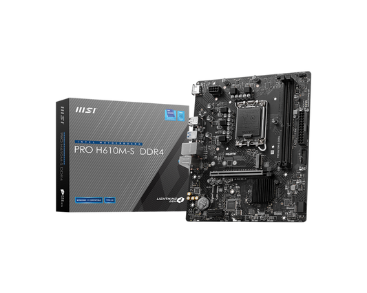 MSI PRO H610M-S DDR4 LGA 1700 Motherboard
