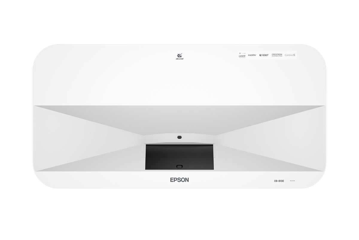 Epson EB-810E Extreme Short Throw 4K Enhancement 4000 Lumens Laser Projector (V11HA99080)