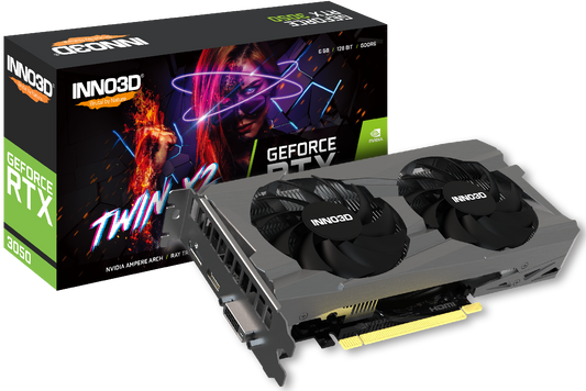 INNO3D GEFORCE RTX 3050 6GB GDDR6 Graphics Card