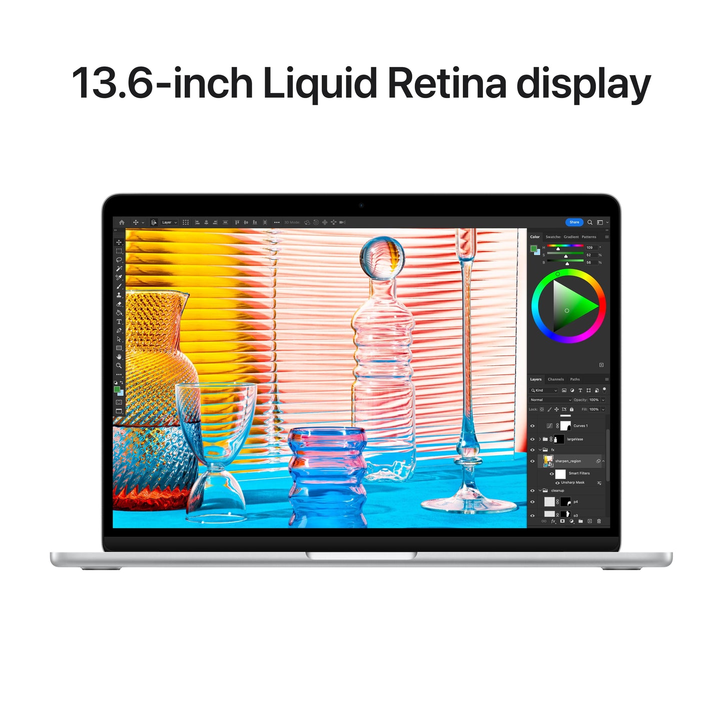 Apple MacBook Air 13.6inch Silver Liquid Retina M2 Chip 16GB RAM 256GB SSD (MC7V4PP/A)