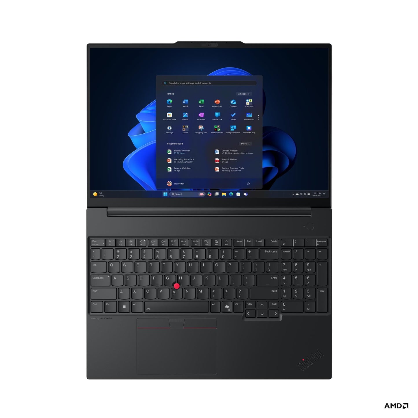 Lenovo ThinkPad E16 Gen 3 (21ST002HPH) 16" WUXGA AMD Ryzen 7 250 16GB RAM 1TB SSD Windows 11 Pro