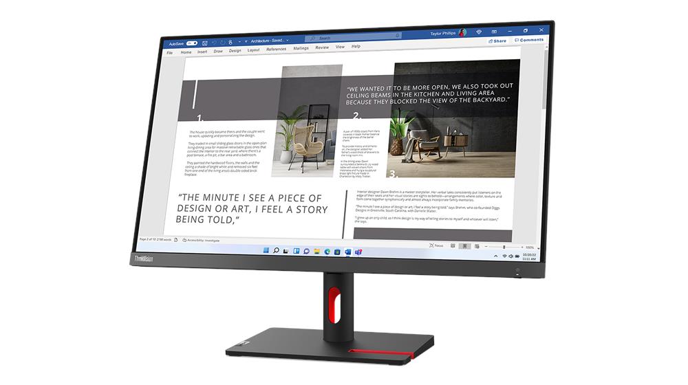 Lenovo ThinkVision S27i-30 27" FHD (1920x1080) IPS Monitor (63DFKAR4WW)