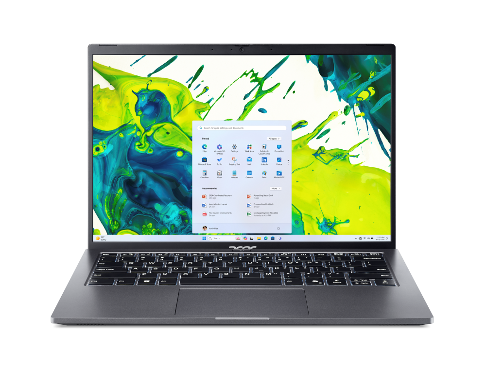 Acer Aspire Go AG14-71M-55Q4 14" Intel Core Ultra 5 115U 16GB RAM 512GB SSD Windows 11 Home Pure Silver (NX.JF4SP.001)