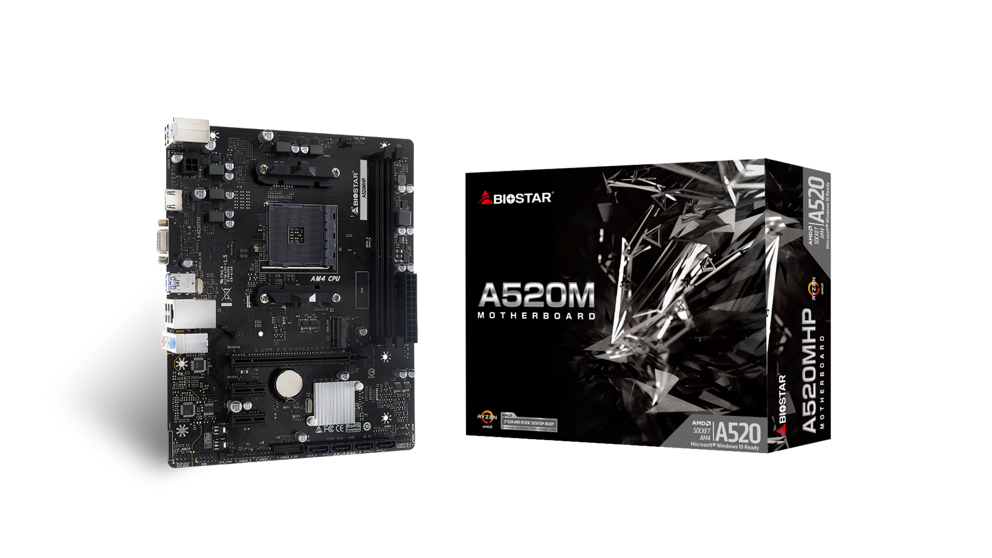 BIOSTAR A520MHP Socket AM4 Motherboard