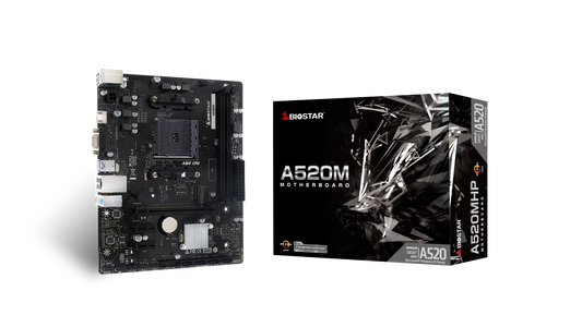 BIOSTAR A520MHP Socket AM4 Motherboard