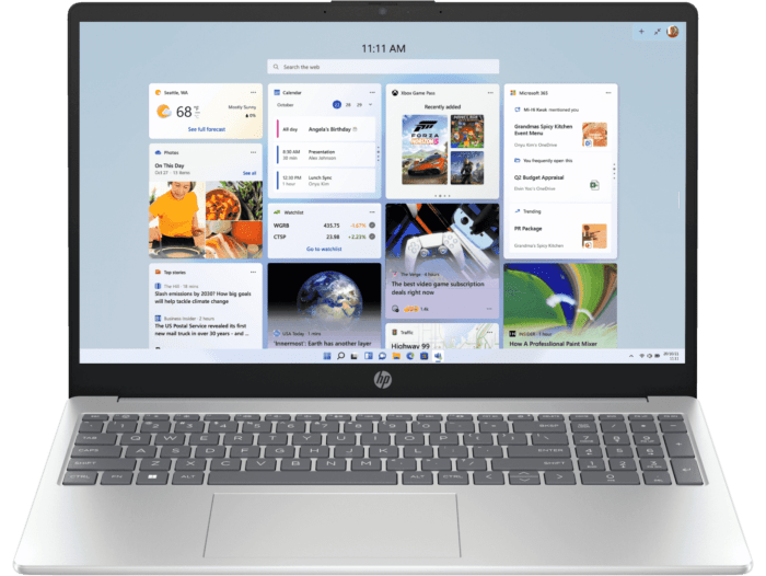 HP 15-FC1002AU 15.6 FHD AMD Ryzen 7 7735HS 16GB RAM 512GB SSD AMD Radeon Graphics Windows 11 Natural silver