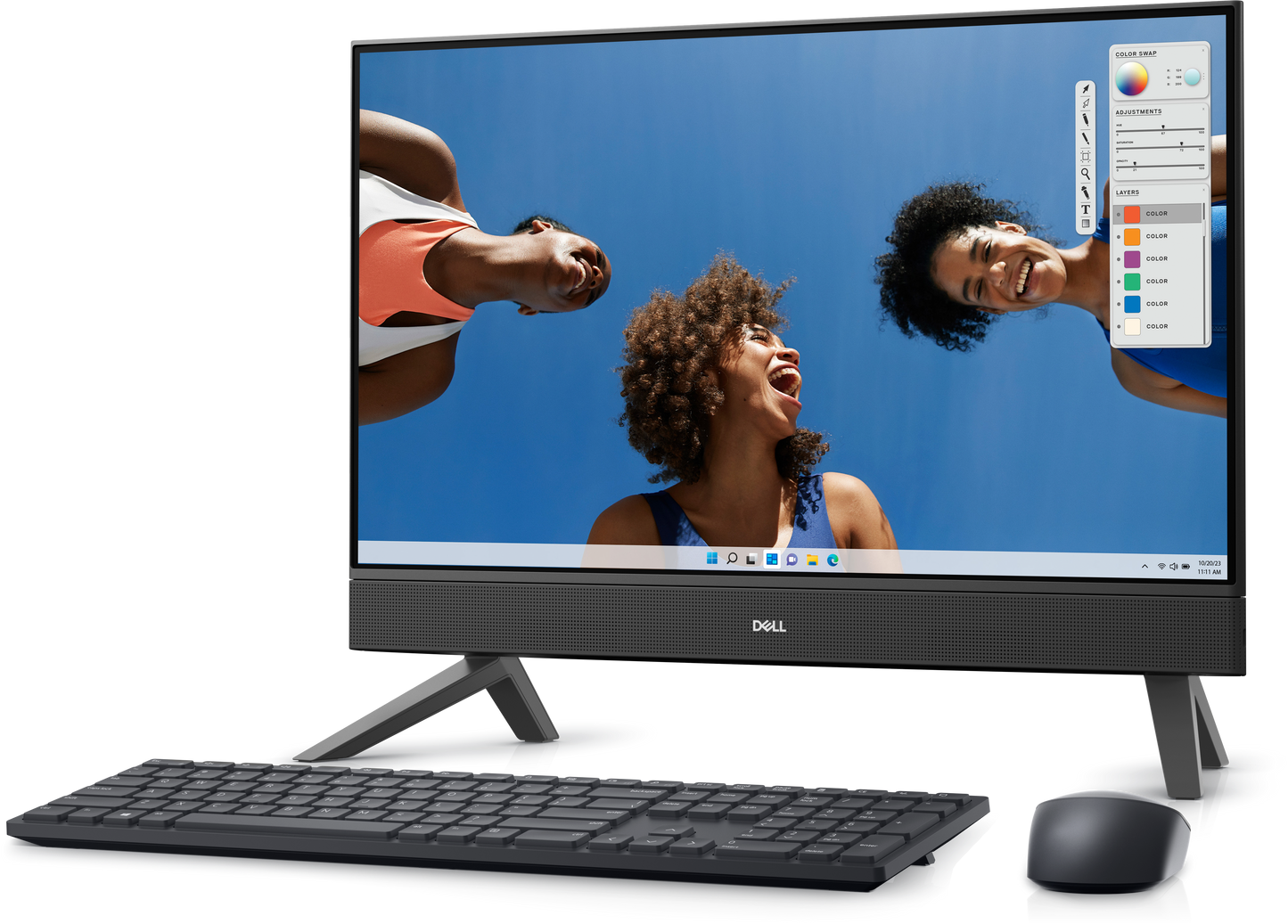 Dell Inpiron 5430 AIO Intel Core C7 150U 16GB RAM 1TB SSD 23.8-inch FHD Windows 11 Home Dark Shadow Gray