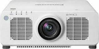 Panasonic PT-RCQ80LWE 2715x1697 8000 Lumens 20000 Hrs 1-Chip Laser Projector w/o Lens White