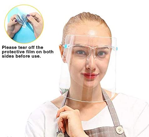 Safety Goggle Face Shield Clear Face Visor Protect Eyes and Face from Droplet