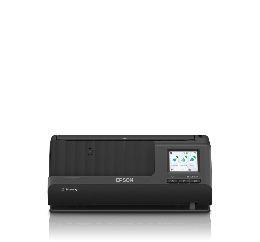 Epson WorkForce ES-C380W Wi-Fi Portable Sheet-fed Document Scanner (B11B269502)