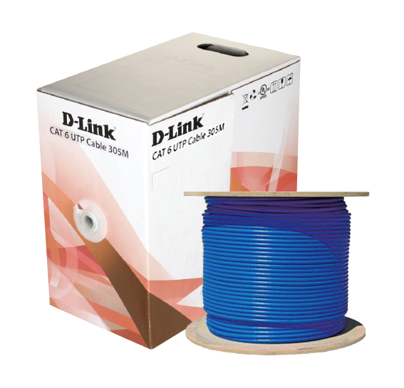 D-LINK NCB-C6UBLUR-305-25 CAT6 25 AWG 0.45mm PVC 5.8mm UTP Cable