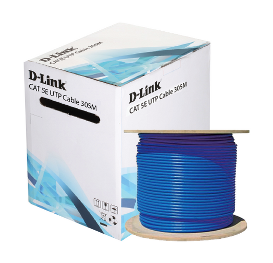 D-LINK NCB-5EUBLUR-305 CAT5e 24 AWG 1.50mm PVC 5.0mm UTP Cable