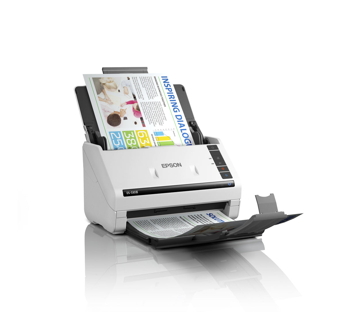 Epson WorkForce DS-530III A4 Duplex Sheet-fed Document Scanner (B11B286501)