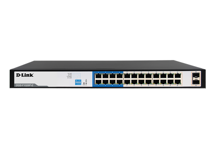 D-Link DGS-F1026P-E 24GE PoE + 2 SFP Ports 250m PoE Switch