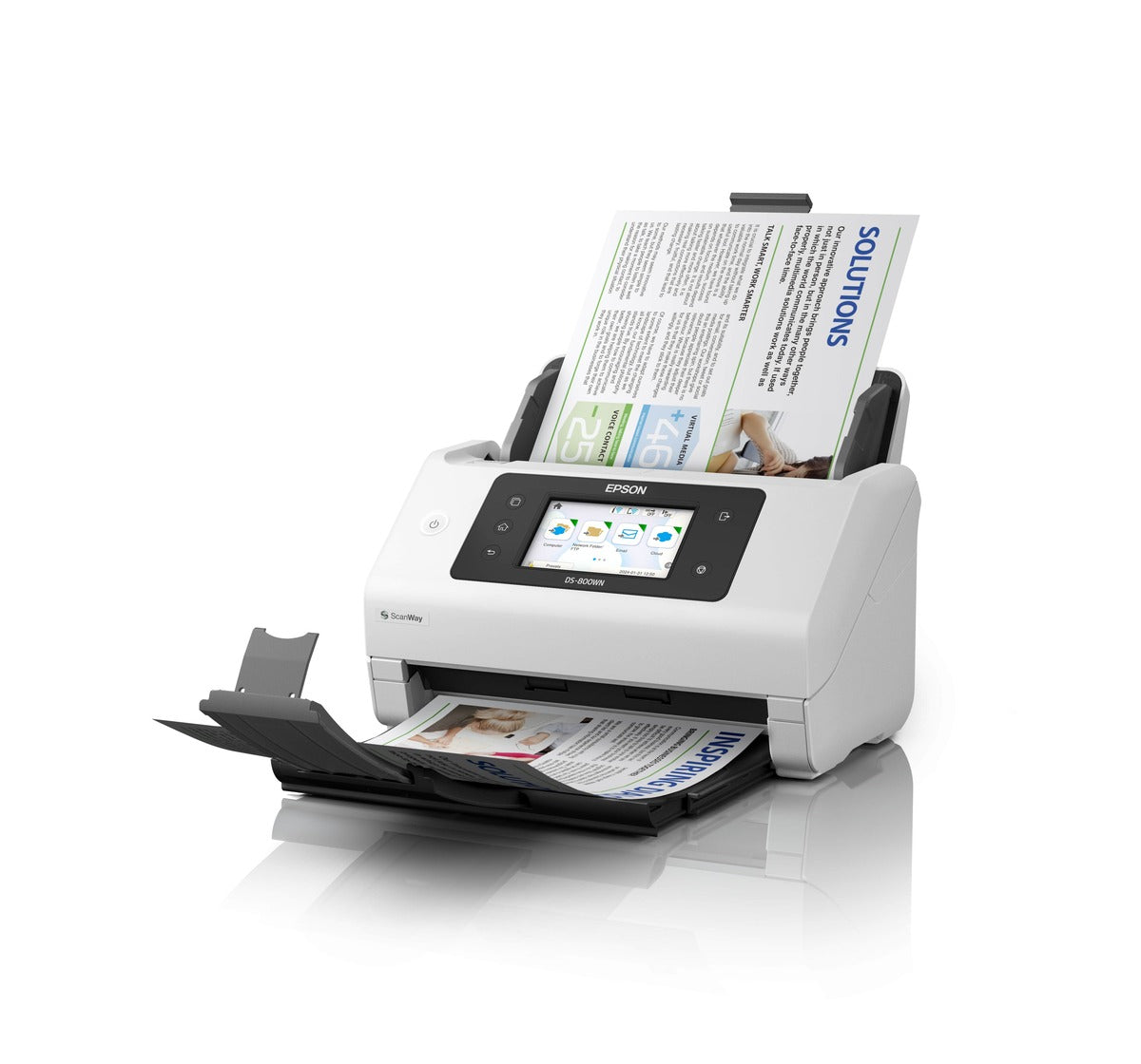 Epson WorkForce DS-800WN A4 Duplex Sheet-fed Document Scanner (B11B275502)
