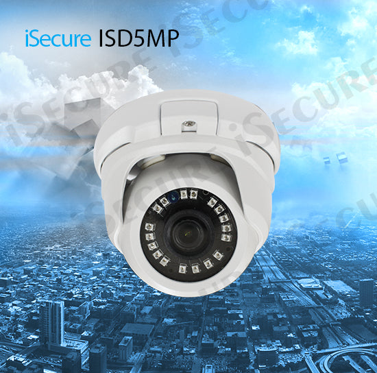 iSecure ISD5MP HD Indoor/Outdoor Dome Camera