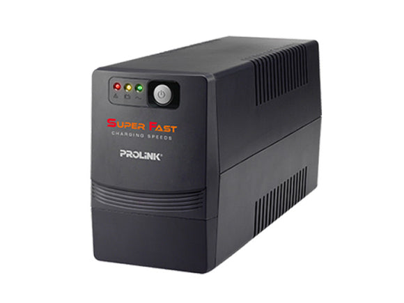 Prolink PRO1201SFC 1200VA Super-Fast Charging Line Interactive UPS with Built-in AVR