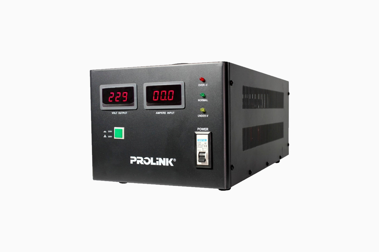 Prolink PVS2001CD 2KVA Servo Motor Controlled  AVR with Digital Display