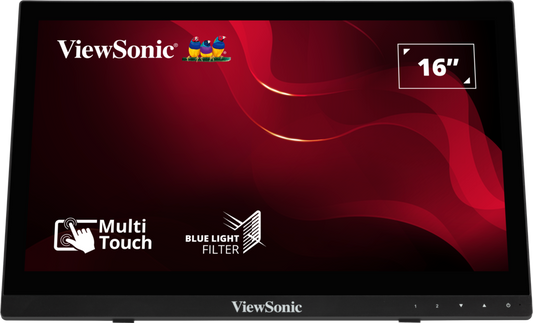 ViewSonic TD1630-3 16" 10-point Touch Screen Monitor