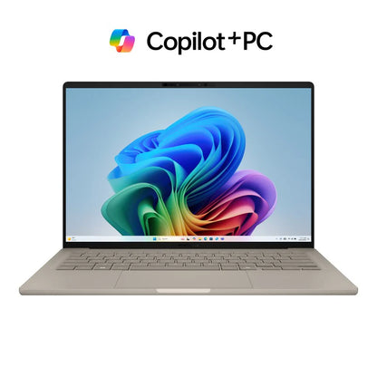 ASUS UX3407QA-SB386WSM Zenbook AI4 Snapdragon X X1 26-100 Processor 14" WUXGA 16GB RAM 512GB Win11 Home  (Zabriskie Beige)