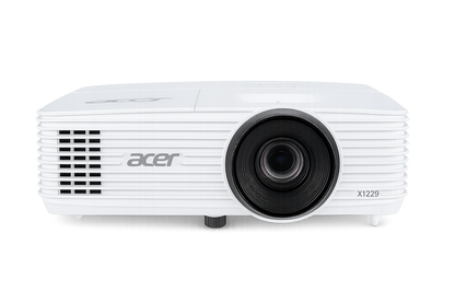 Acer X1229 front view color white with a transparent background 
