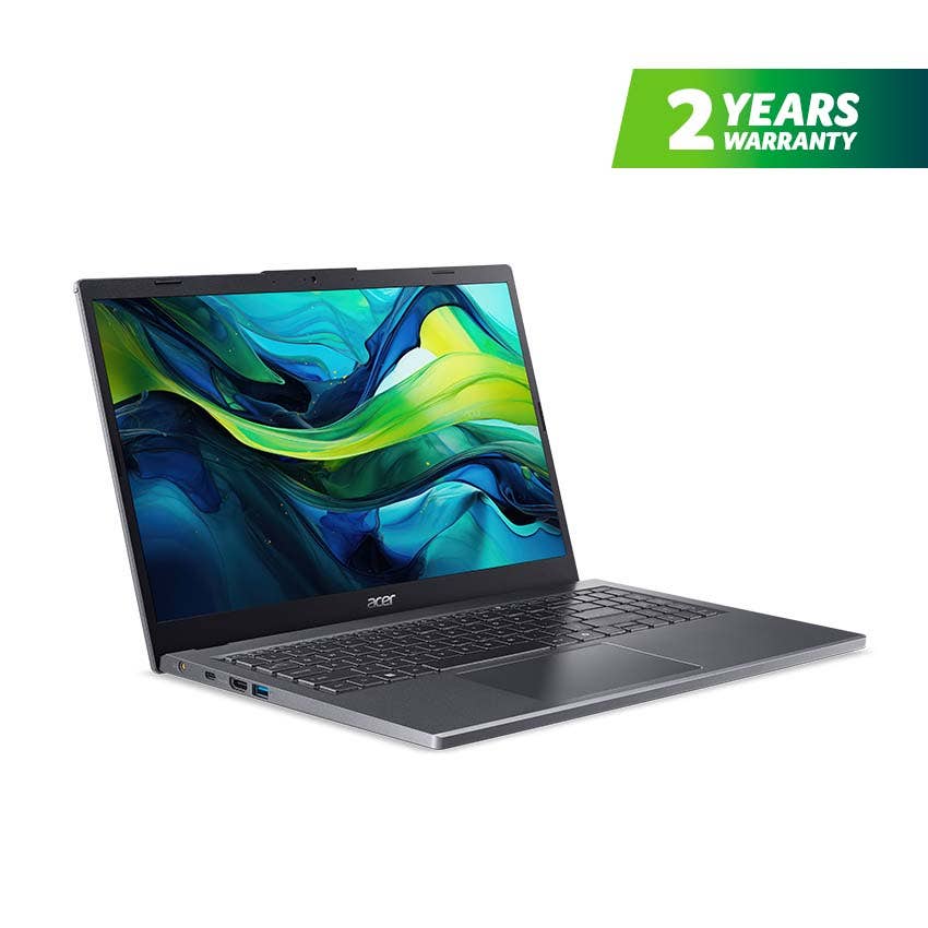 Acer A15-51M-56E2 15.6 Inch Intel Core 5 120U 512GB SSD 8GB RAM Windows 11 Home Steel Gray