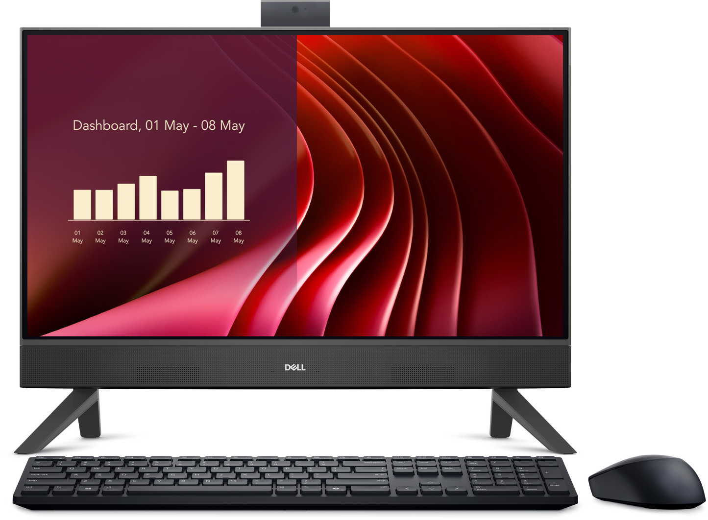 Dell 24 All-in-One EC24250 Intel Core i5‑1334U 8GB RAM 512GB SSD 23.8" FHD NT Windows 11 Home