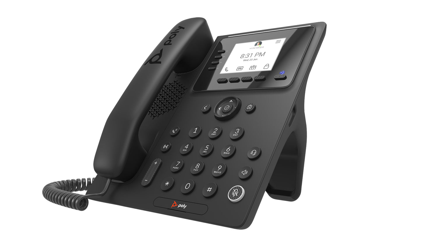 Poly CCX 350 Business Media Phone for Microsoft Teams and PoE-enabled [NI] (848Z7AA)