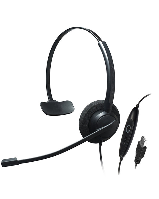 Addasound Crystal SR2731 Mono Headset (USB) With in-line Control