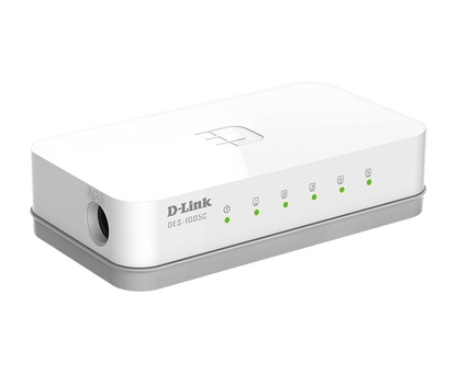 D-Link DES-1005C 5-Port 10/100 Mbps Unmanaged Desktop Switch