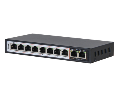 D-Link DES-F1010P-E 8 + 2 1000Mbps 250m PoE Switch