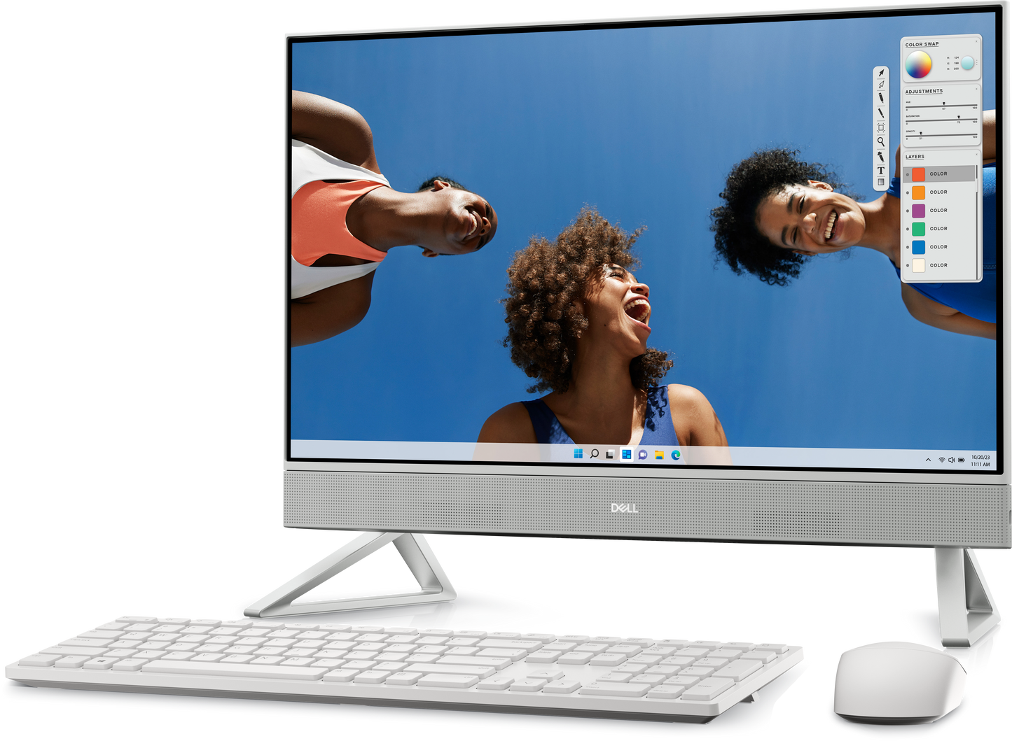 Dell Inspiron 5430 AIO Intel Core C7 150U 16GB RAM 1TB SSD 23.8-inch FHD Windows 11 Home Gray