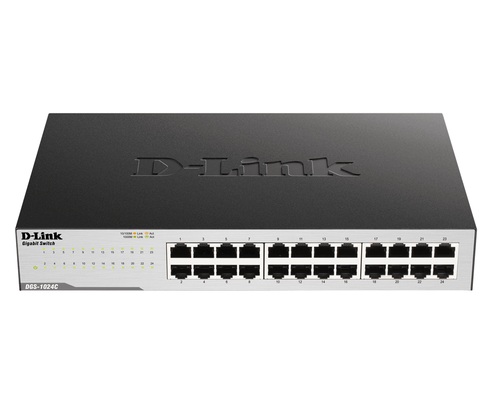 D-Link DGS-1024C 24-Port Gigabit Unmanaged Switch