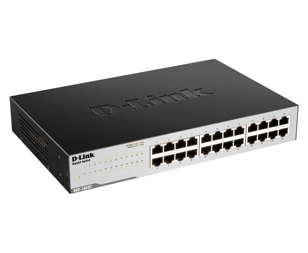 D-Link DGS-1024C 24-Port Gigabit Unmanaged Switch