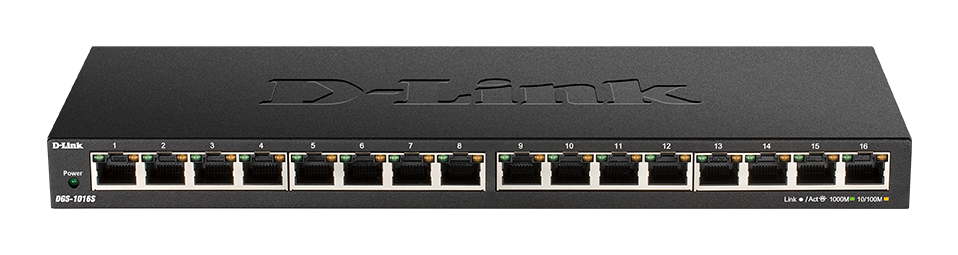 D-Link DGS-1016S 16-Port Gigabit Unmanaged Switch