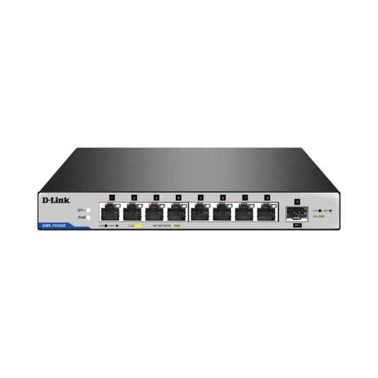 D-Link DMS-F109XS 9-Port 2.5G/10G Multi-Gigabit (MG) Desktop Switch