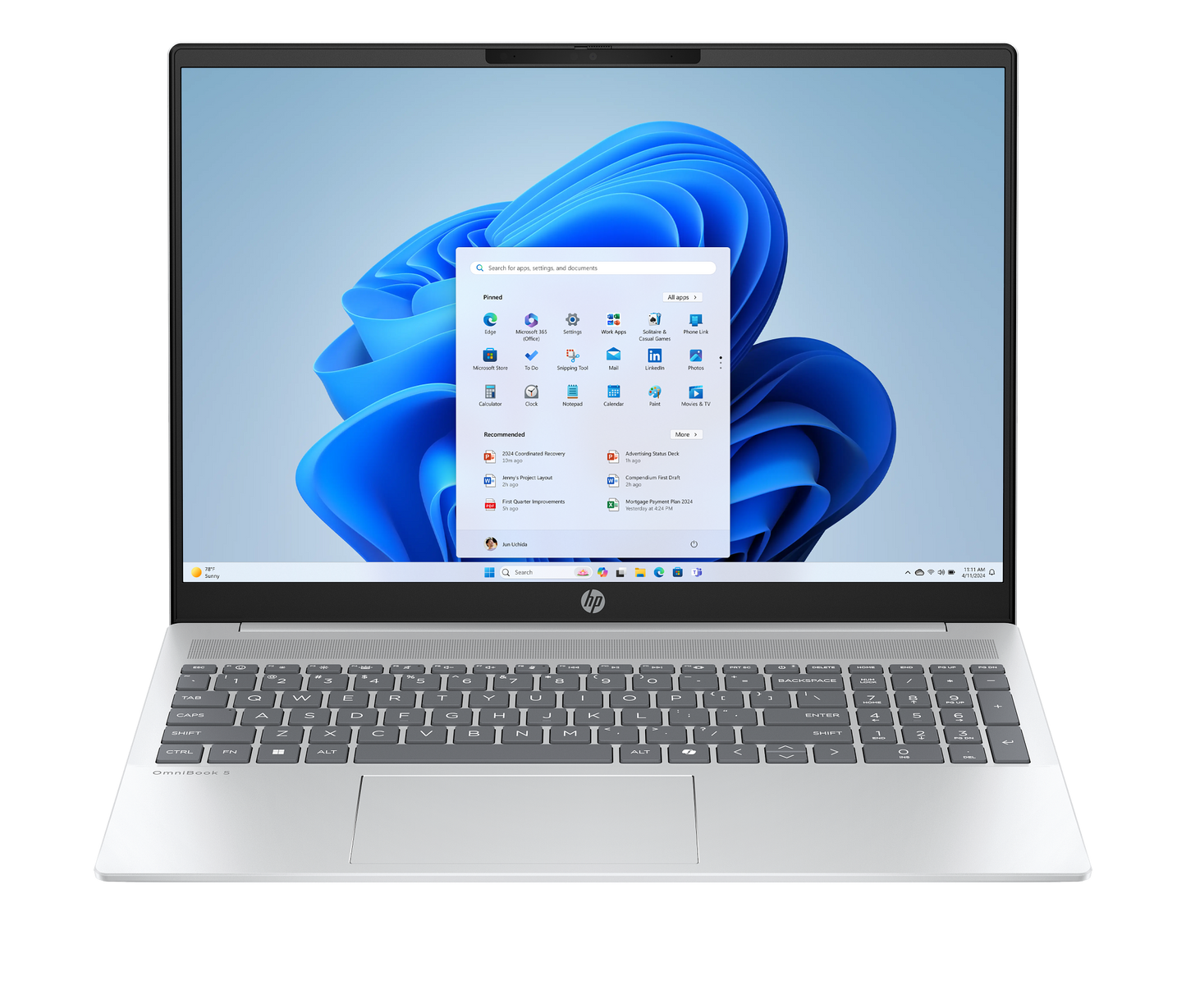 HP OmniBook 5 16inch 16-bc1014AU AMD Ryzen 5 8540U 16GB RAM 512GB SSD Windows 11 Home (BX9J9PA)