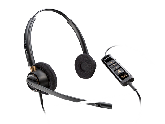 Poly EncorePro 525 Microsoft Teams Certified Stereo with USB-A Headset (783R2AA)