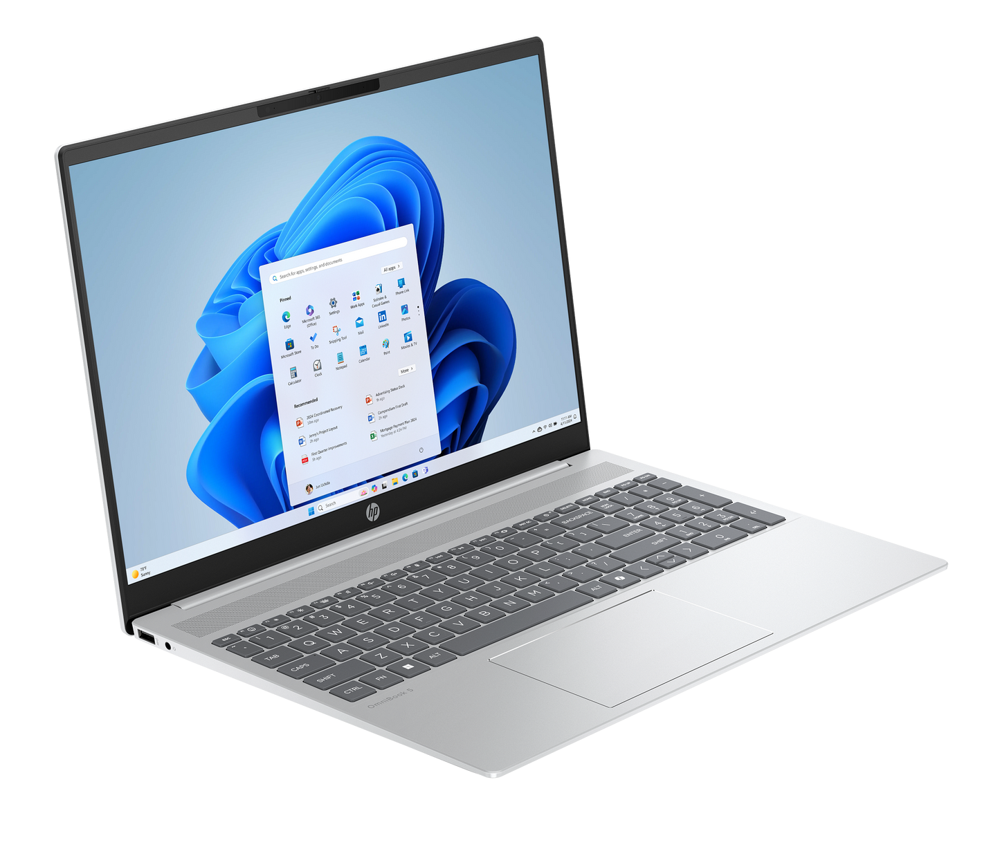 HP OmniBook 5 16inch 16-bc1014AU AMD Ryzen 5 8540U 16GB RAM 512GB SSD Windows 11 Home (BX9J9PA)