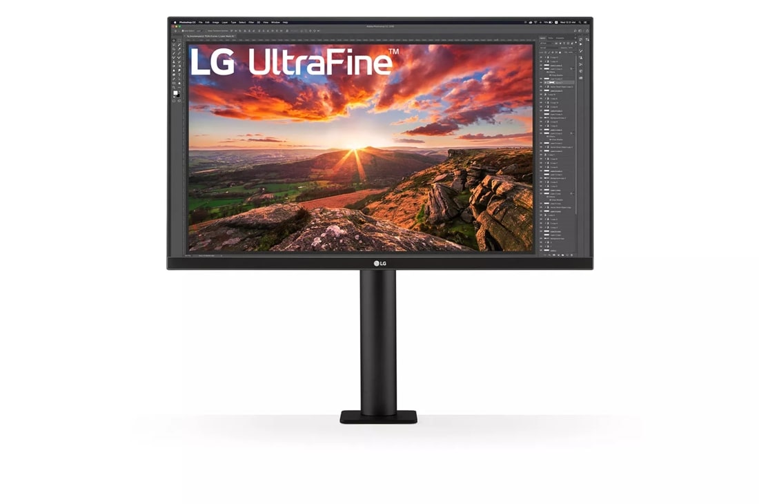 LG 27UN880-B 27inch UHD UltraFine IPS Monitor with VESA DisplayHDR 400 USB Type-C and Ergo Stand