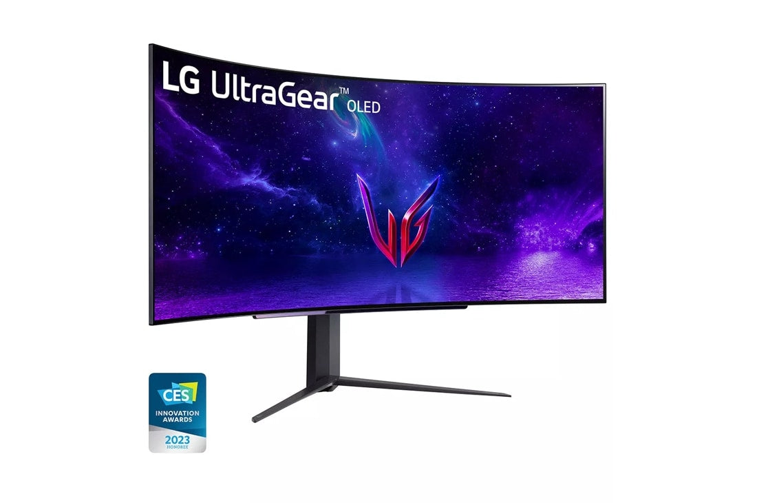 LG 45GR95QE-B 49inch UltraGear OLED WQHD 240Hz G-SYNC Compatible Curved Gaming Monitor