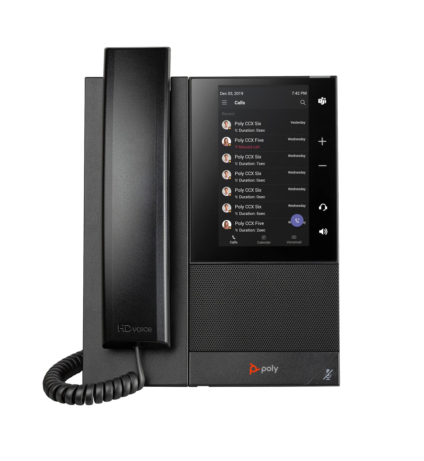Poly CCX 505 Business Media Phone for Microsoft Teams and PoE-enabled [NI] (82Z79AA)