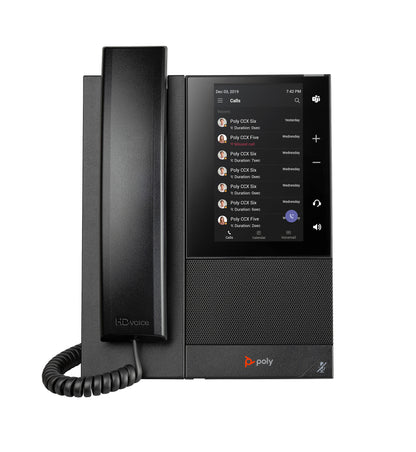 Poly CCX 505 Business Media Phone for Microsoft Teams and PoE-enabled [NI] (82Z79AA)