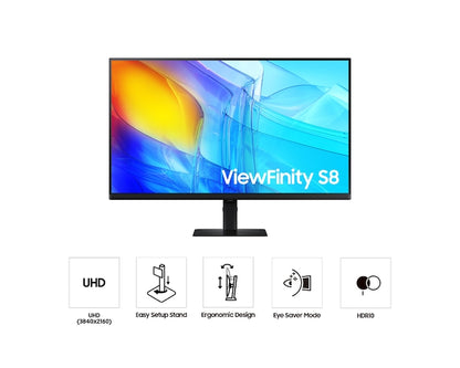 Samsung LS32D800EAEXXP 32" ViewFinity S8 S80D UHD Monitor