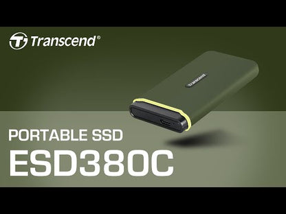 Transcend USB 3.2 Gen 2 Military-Grade Shockproof Type C External SSD