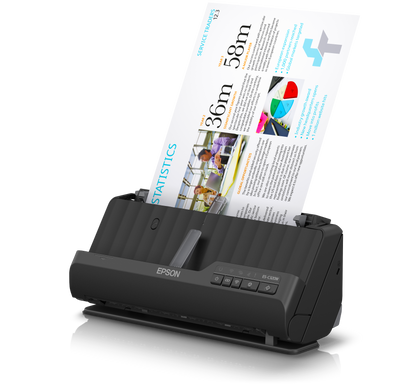 Epson WorkForce ES-C320W Wi-Fi Portable Sheet-fed Document Scanner (B11B270503)