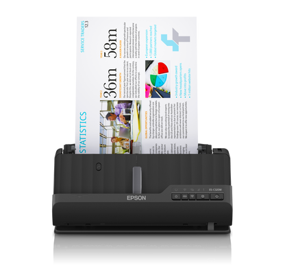 Epson WorkForce ES-C320W Wi-Fi Portable Sheet-fed Document Scanner (B11B270503)