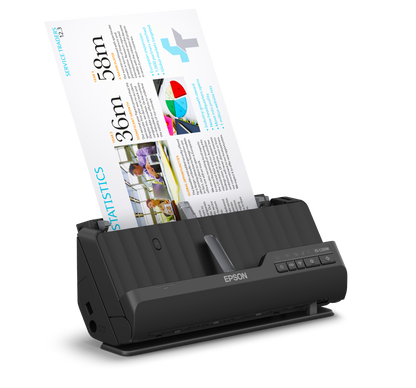 Epson WorkForce ES-C320W Wi-Fi Portable Sheet-fed Document Scanner (B11B270503)