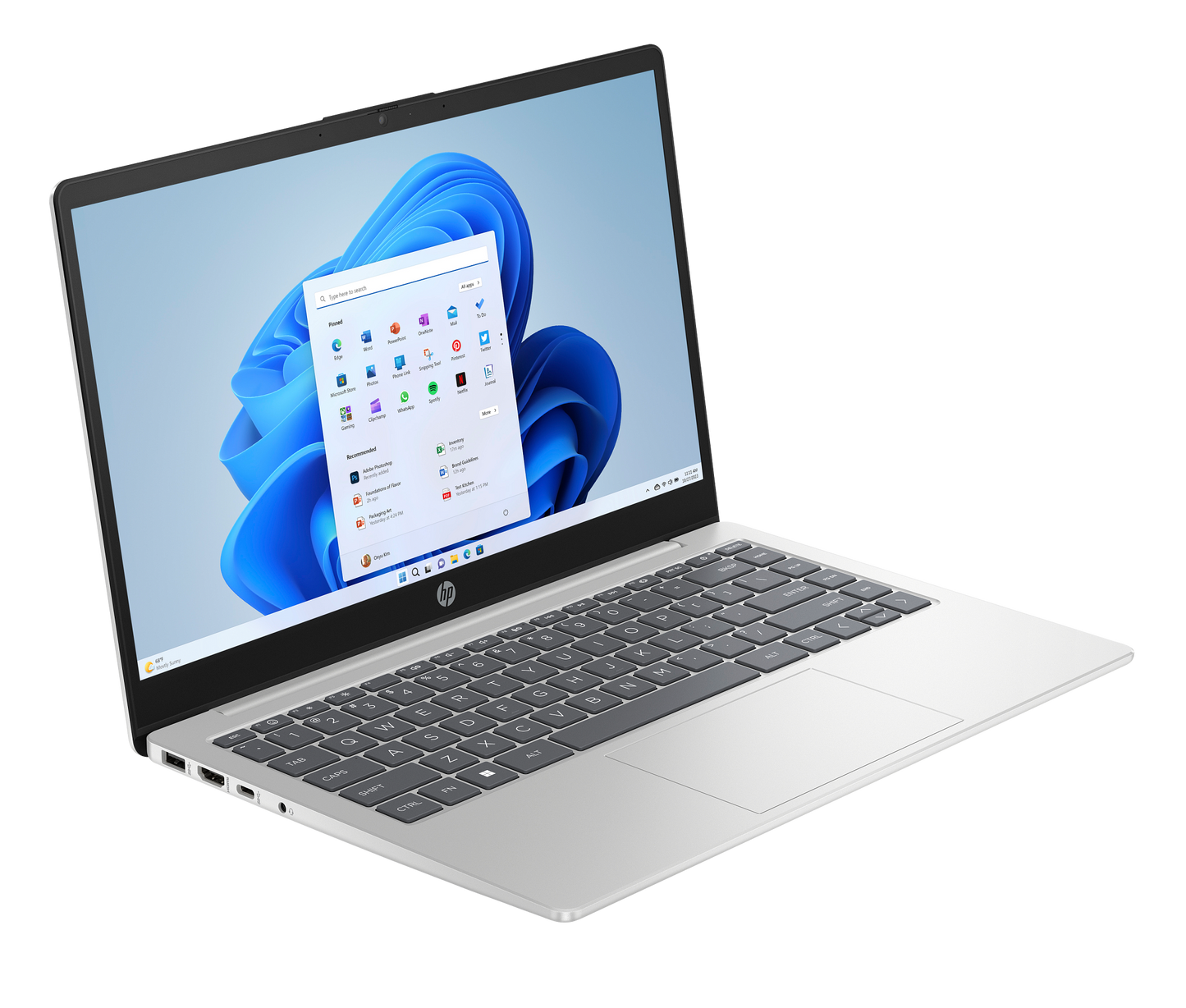 HP 14-ep0347TU 14FHD Intel Core i7-1255U 16GB RAM 512GB SSD (BJ0K2PA) Natural Silver